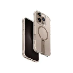 Cover Iphone 16 Pro Charging Eleva With Vertical Stand Uniq - Gold